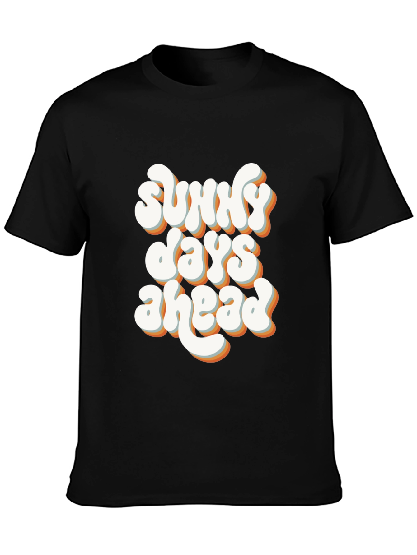 Sunny Days Ahead Graphic Tee - Black