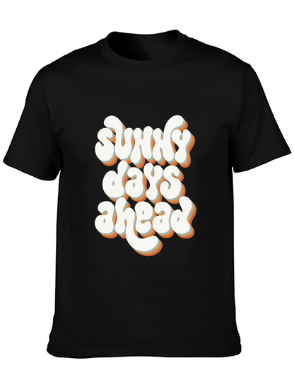 Sunny Days Ahead Graphic Tee - Black