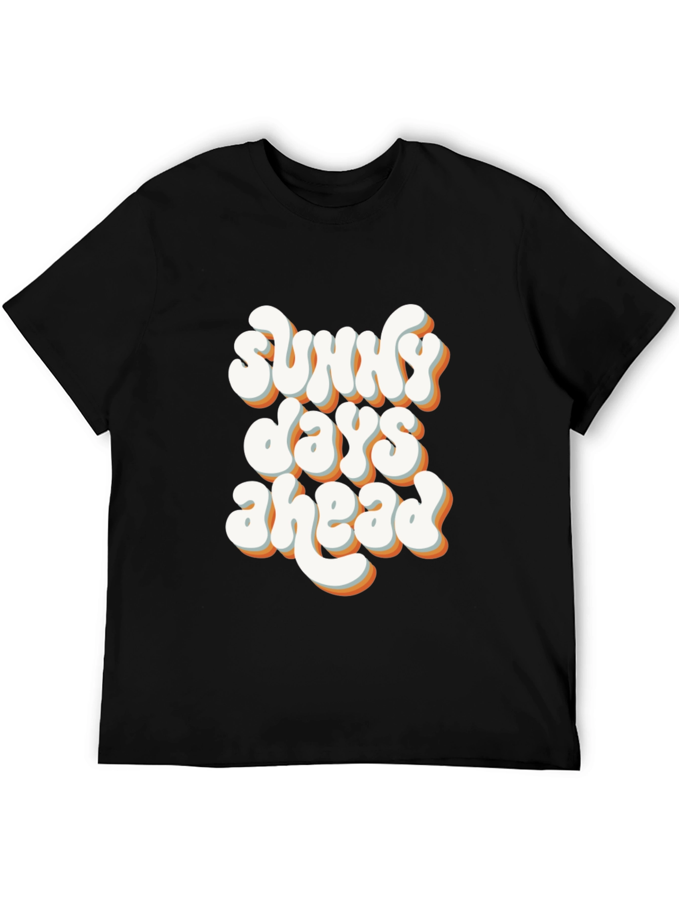 Sunny Days Ahead Graphic Tee - Black