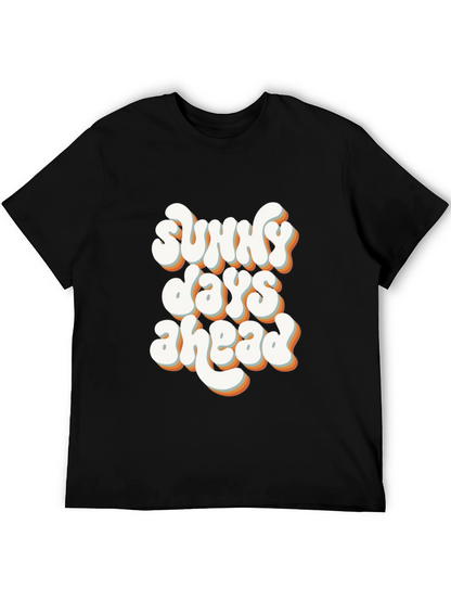 Sunny Days Ahead Graphic Tee - Black
