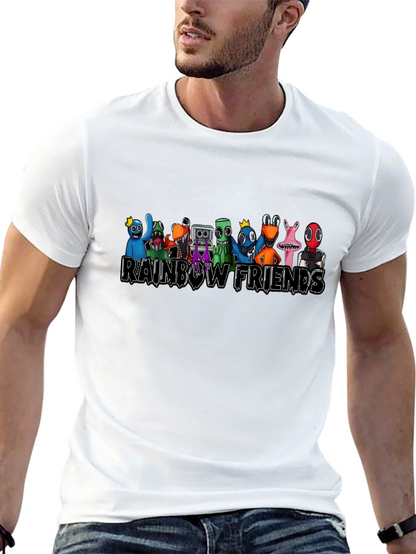 Rainbow Friends Black T-Shirt