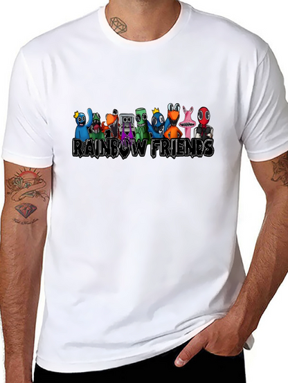Rainbow Friends Black T-Shirt