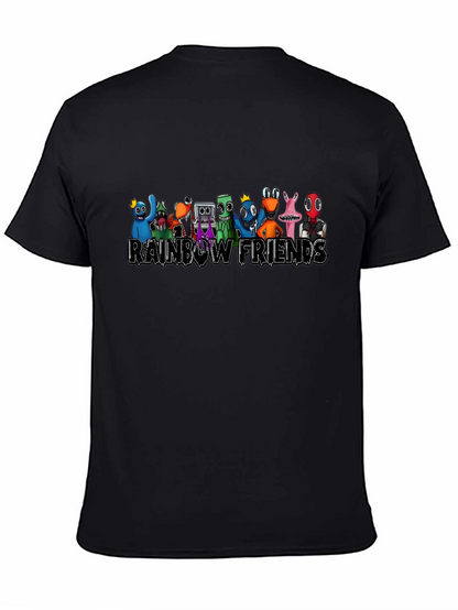 Rainbow Friends Black T-Shirt