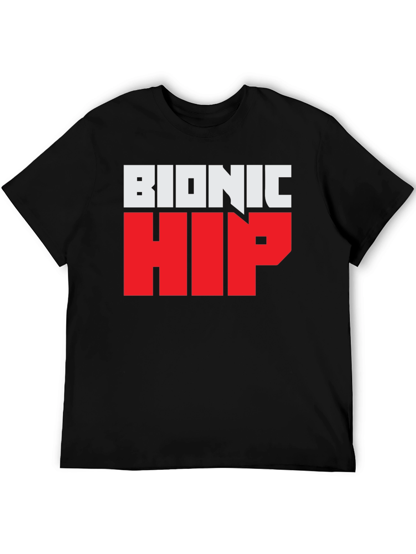 Bionic Hip Graphic Tee - Funny Novelty T-Shirt