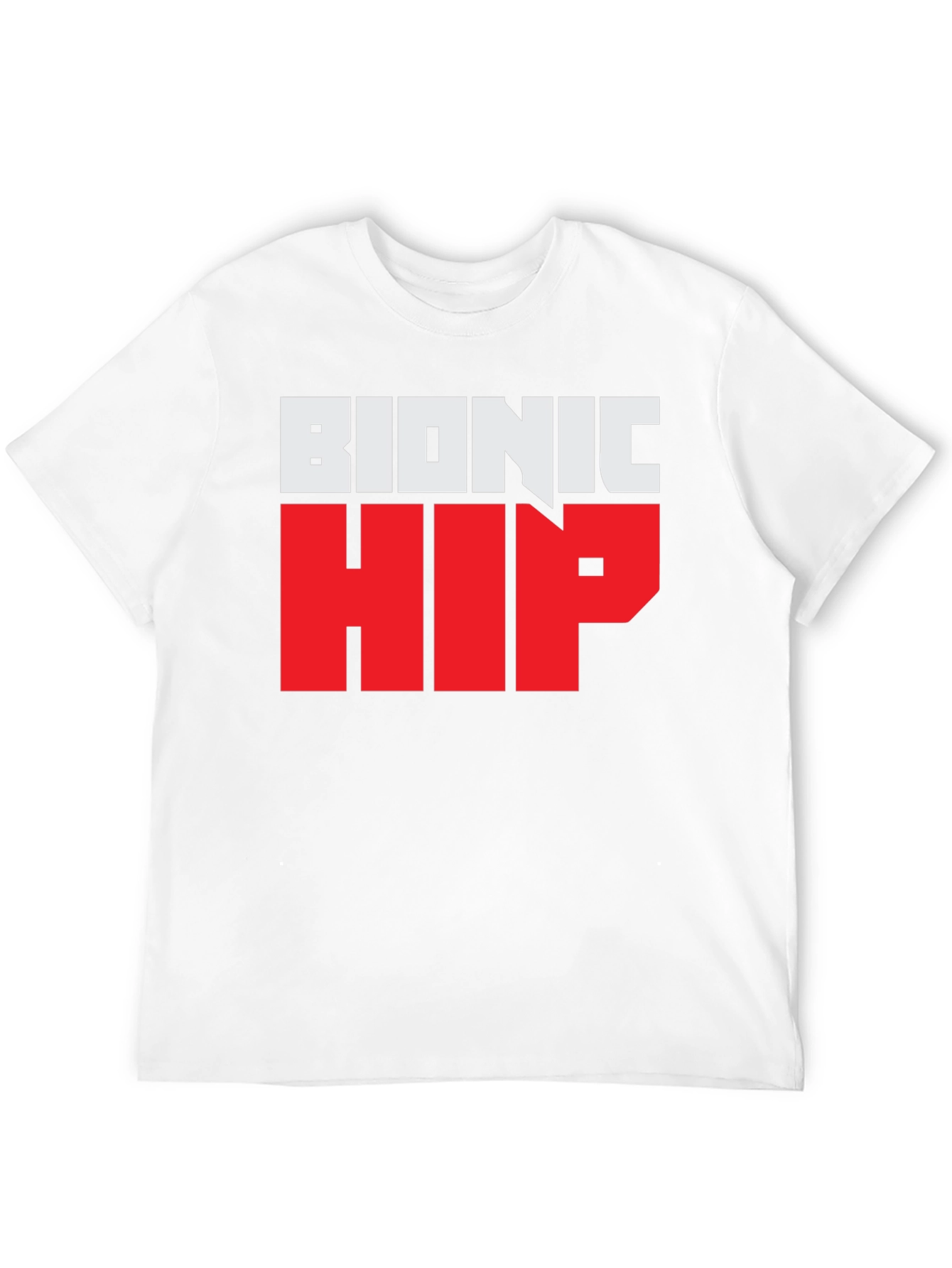 Bionic Hip Graphic Tee - Funny Novelty T-Shirt