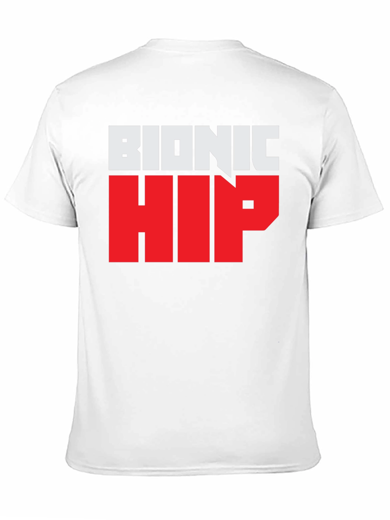 Bionic Hip Graphic Tee - Funny Novelty T-Shirt