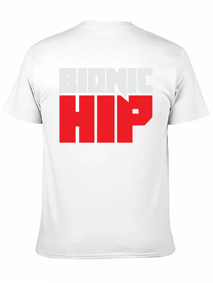 Bionic Hip Graphic Tee - Funny Novelty T-Shirt