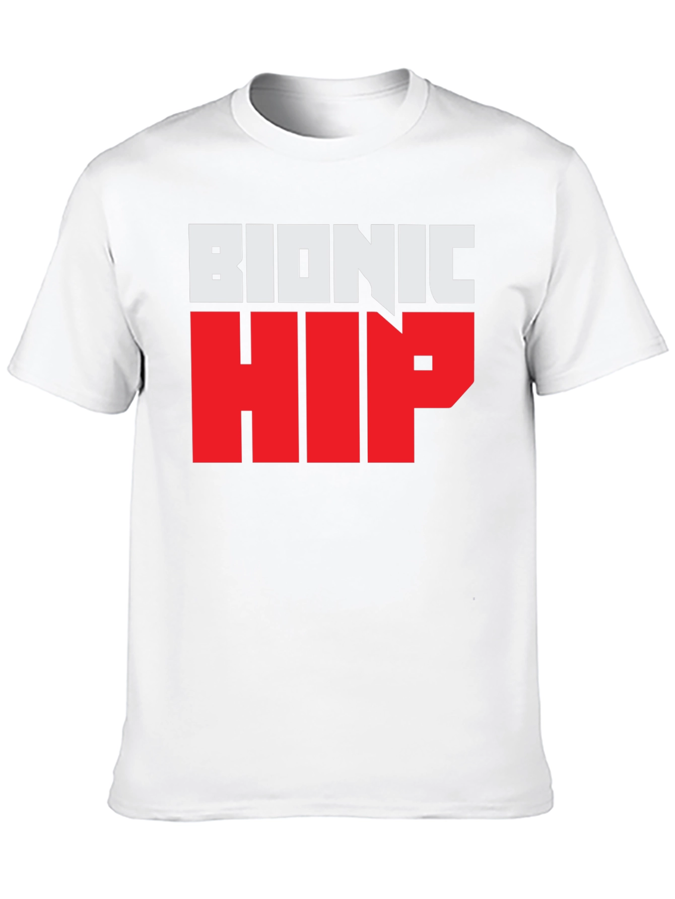 Bionic Hip Graphic Tee - Funny Novelty T-Shirt