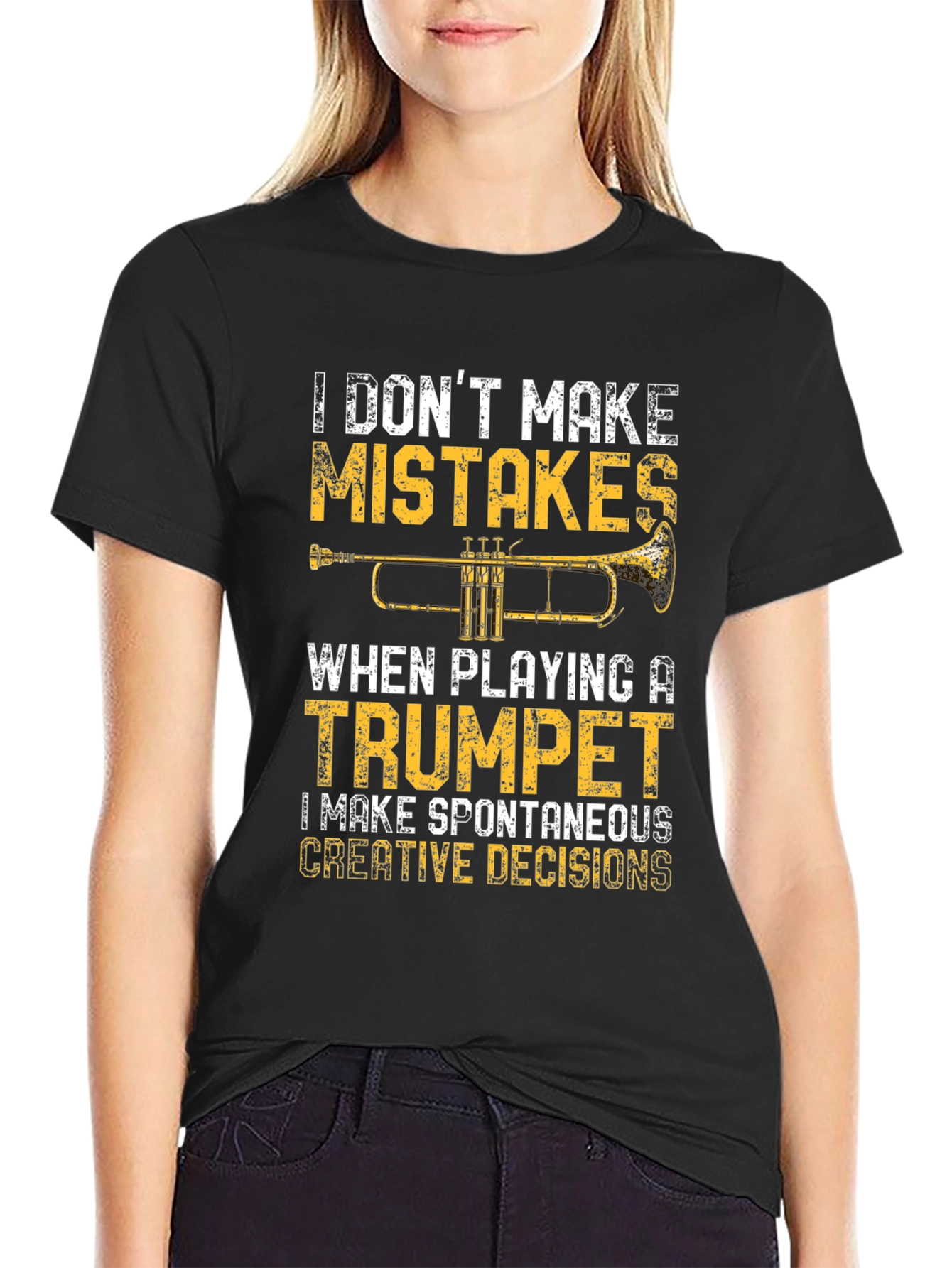 Trumpet Player T-Shirt: Spontaneous Creative Decisions