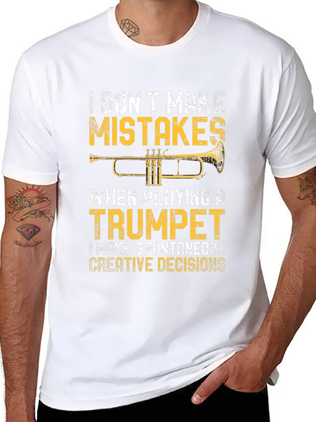 Trumpet Player T-Shirt: Spontaneous Creative Decisions