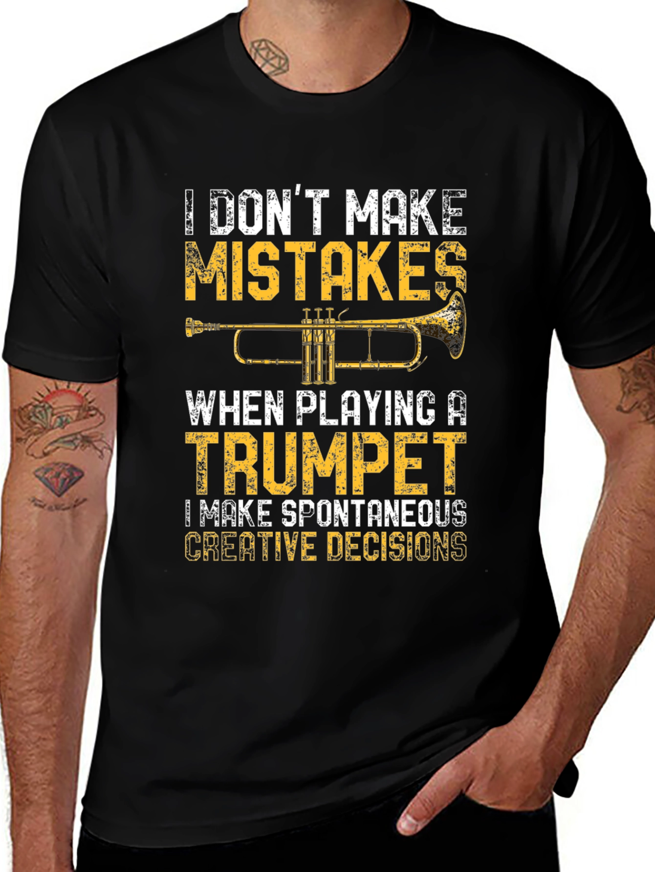 Trumpet Player T-Shirt: Spontaneous Creative Decisions