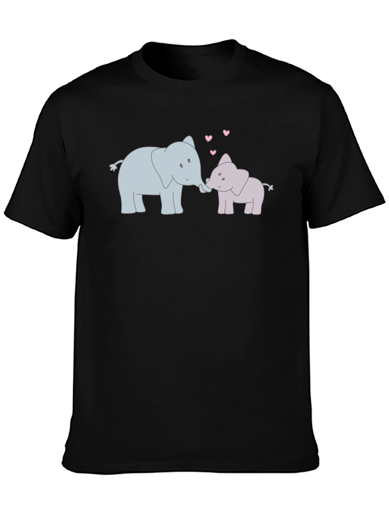 Elephant Love T-Shirt - Cute Cartoon Design