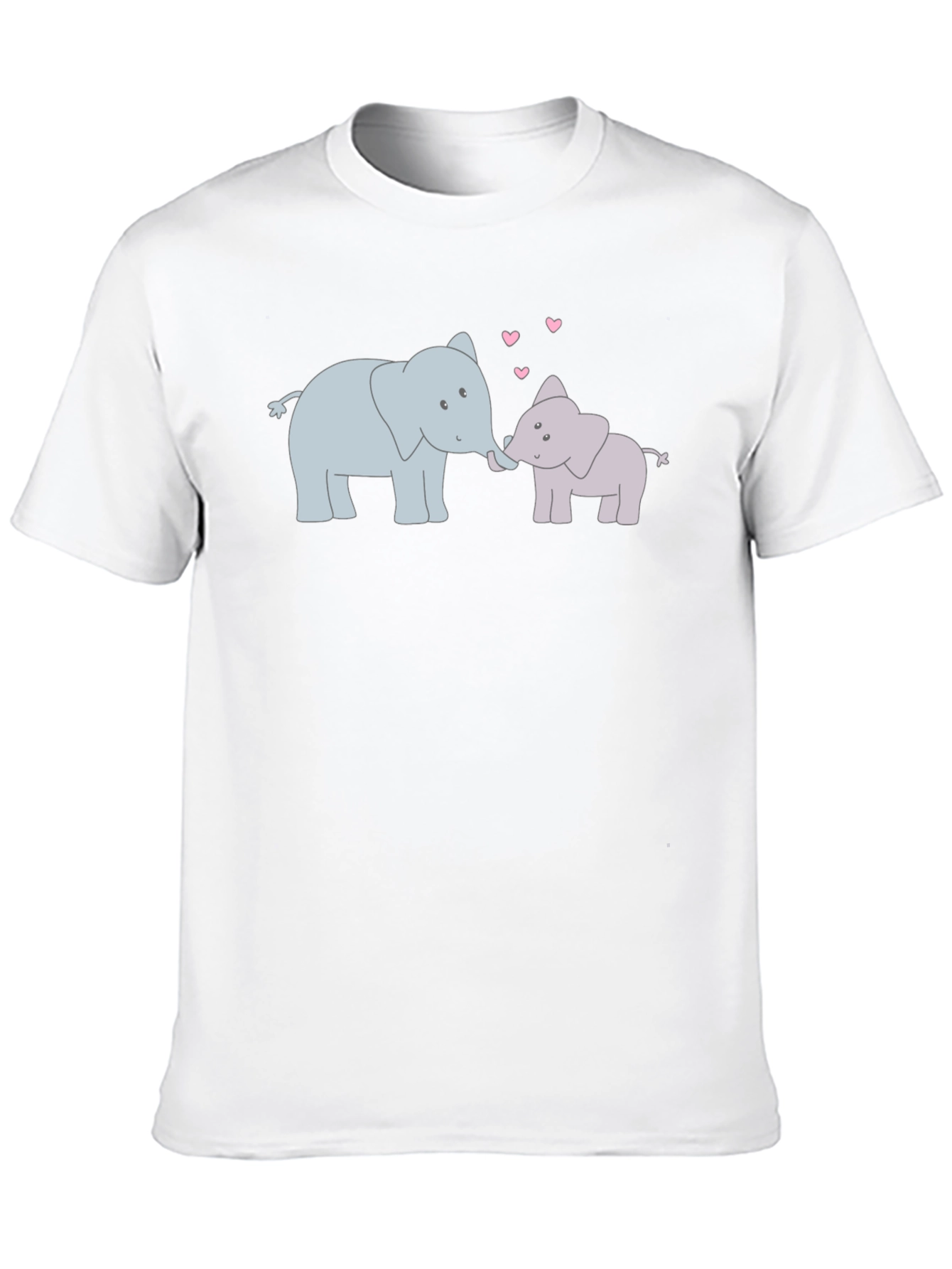 Elephant Love T-Shirt - Cute Cartoon Design