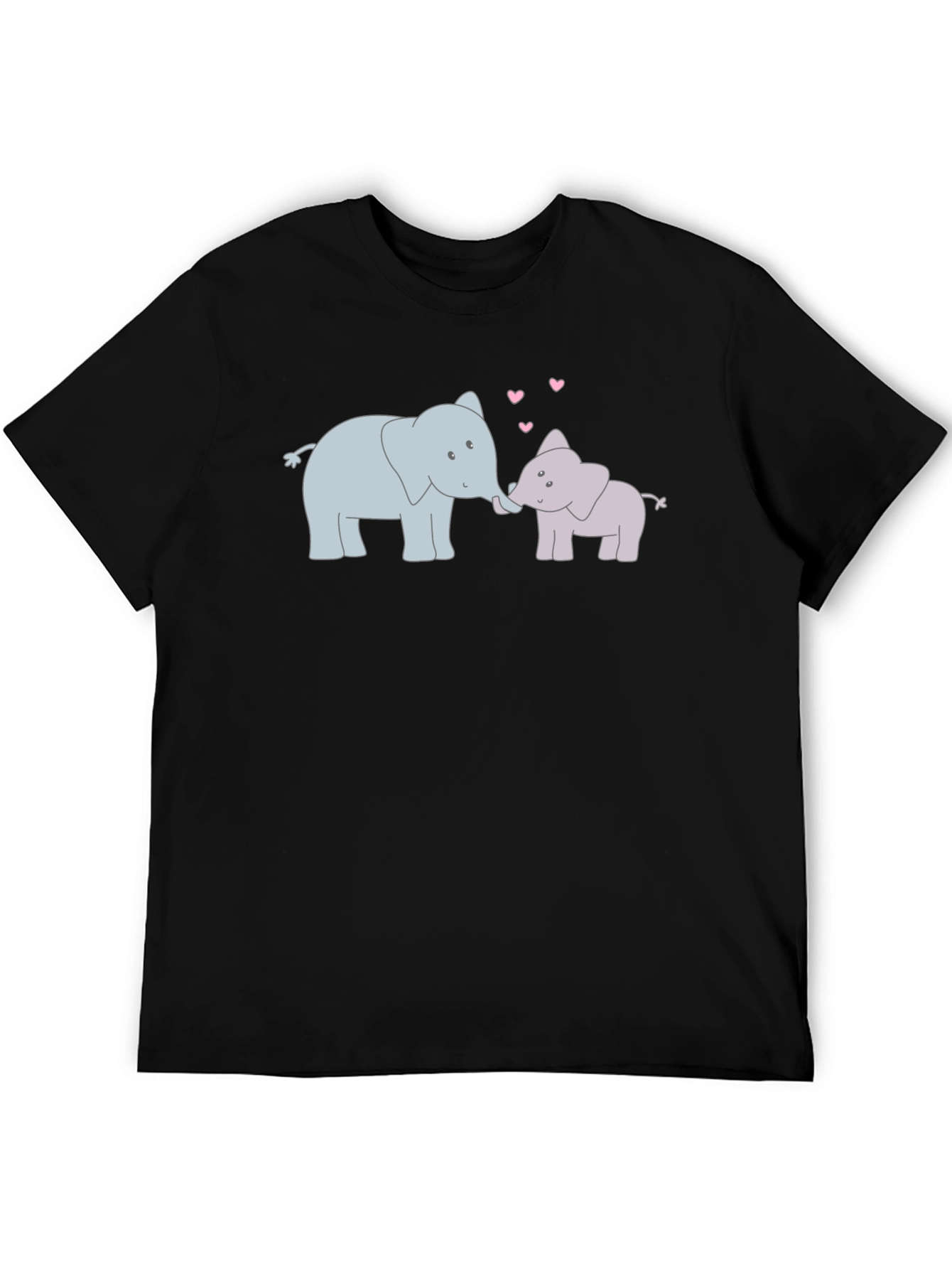 Elephant Love T-Shirt - Cute Cartoon Design