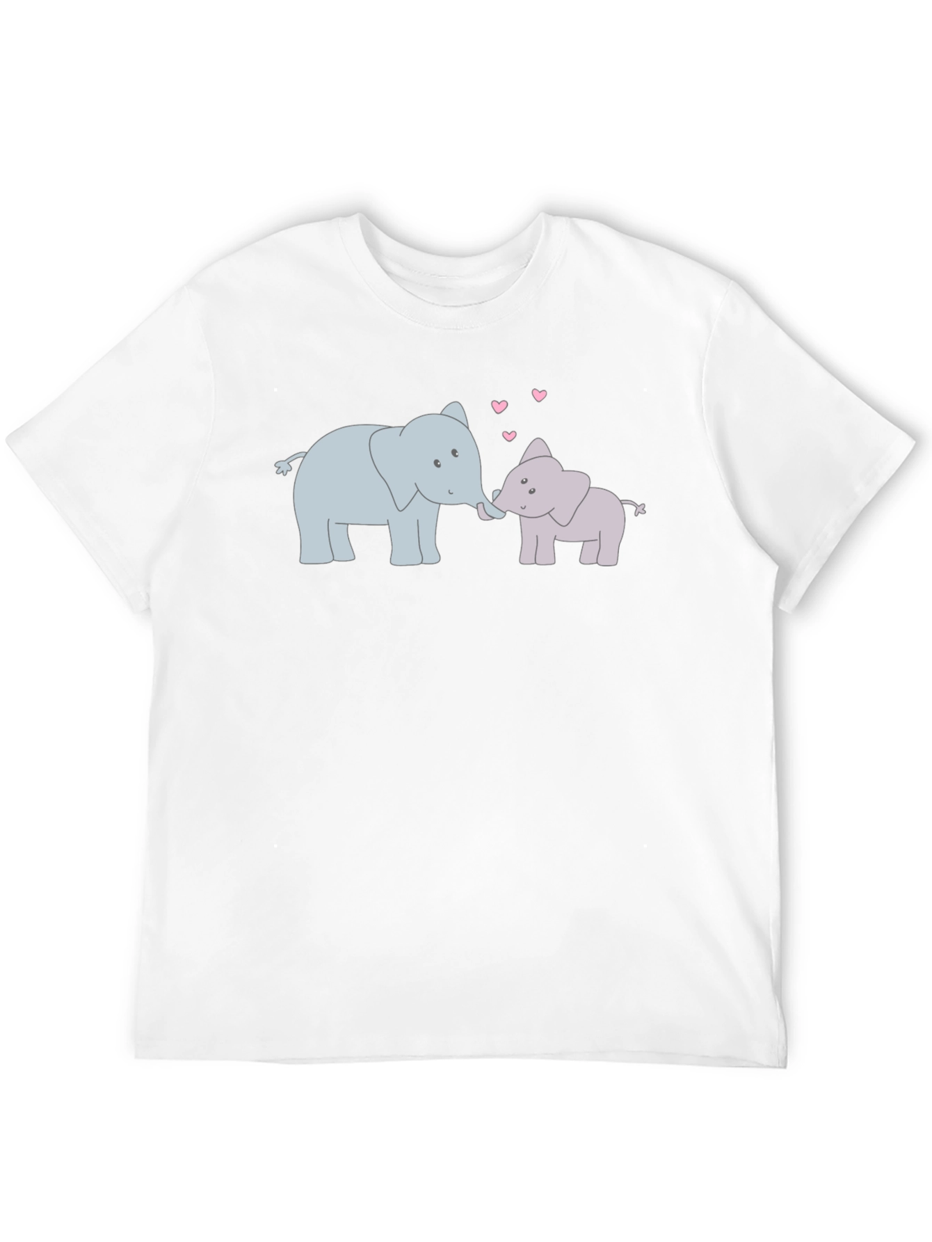 Elephant Love T-Shirt - Cute Cartoon Design