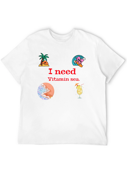 Vitamin Sea Black T-Shirt