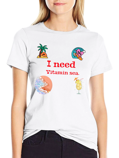 Vitamin Sea Black T-Shirt