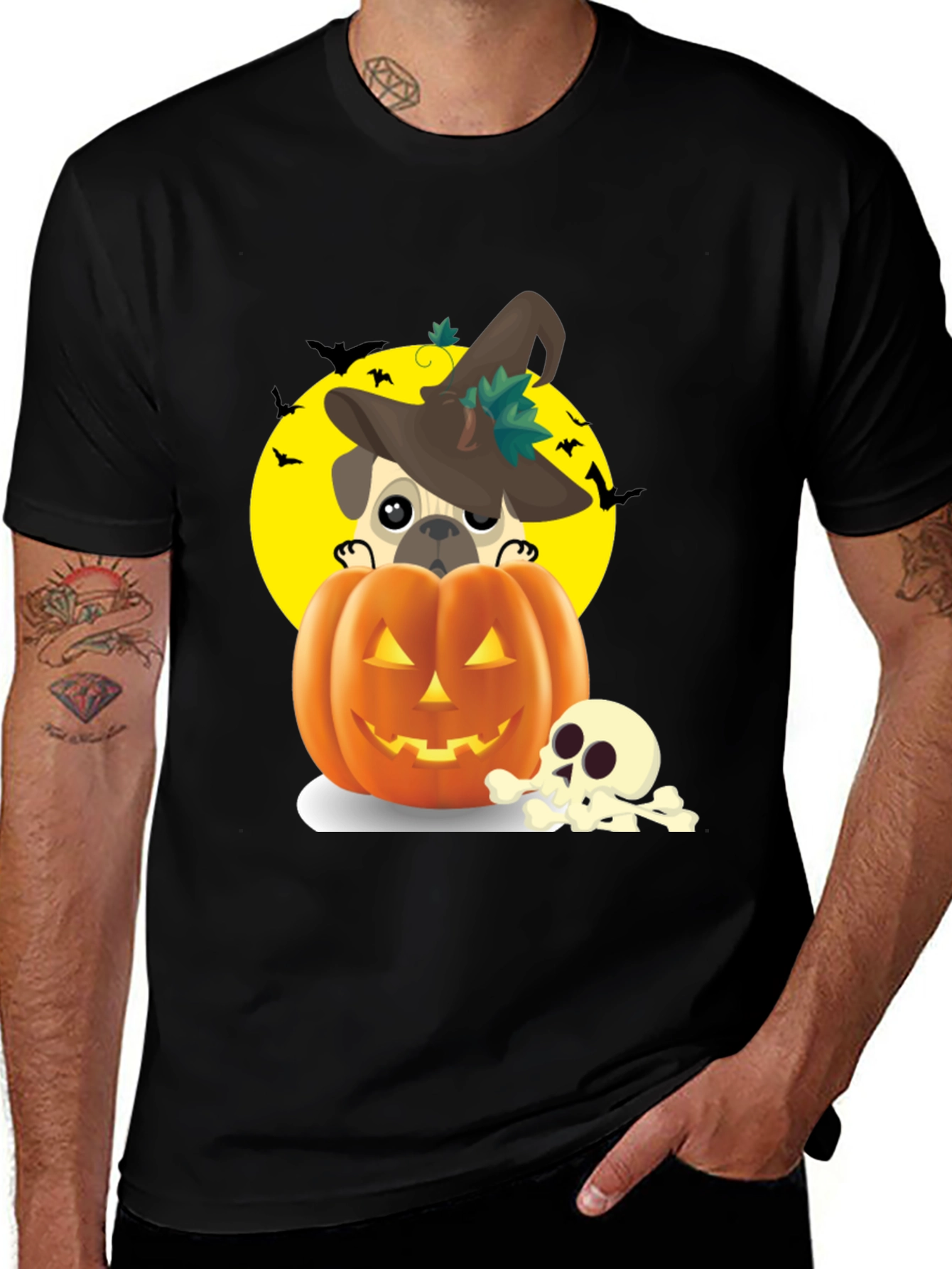 Halloween Pug T-Shirt