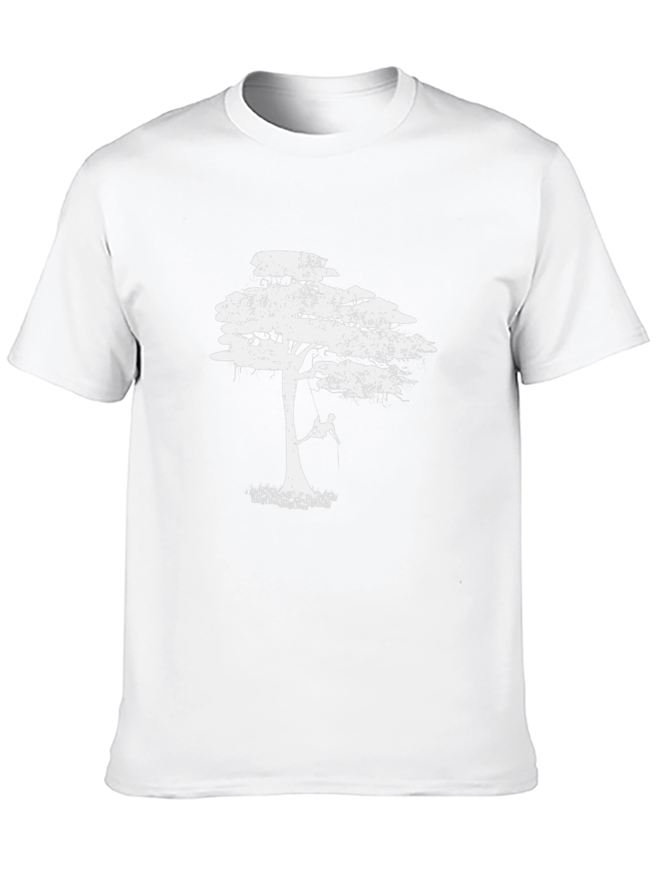 Tree Swing Graphic Tee - Black Casual Shirt