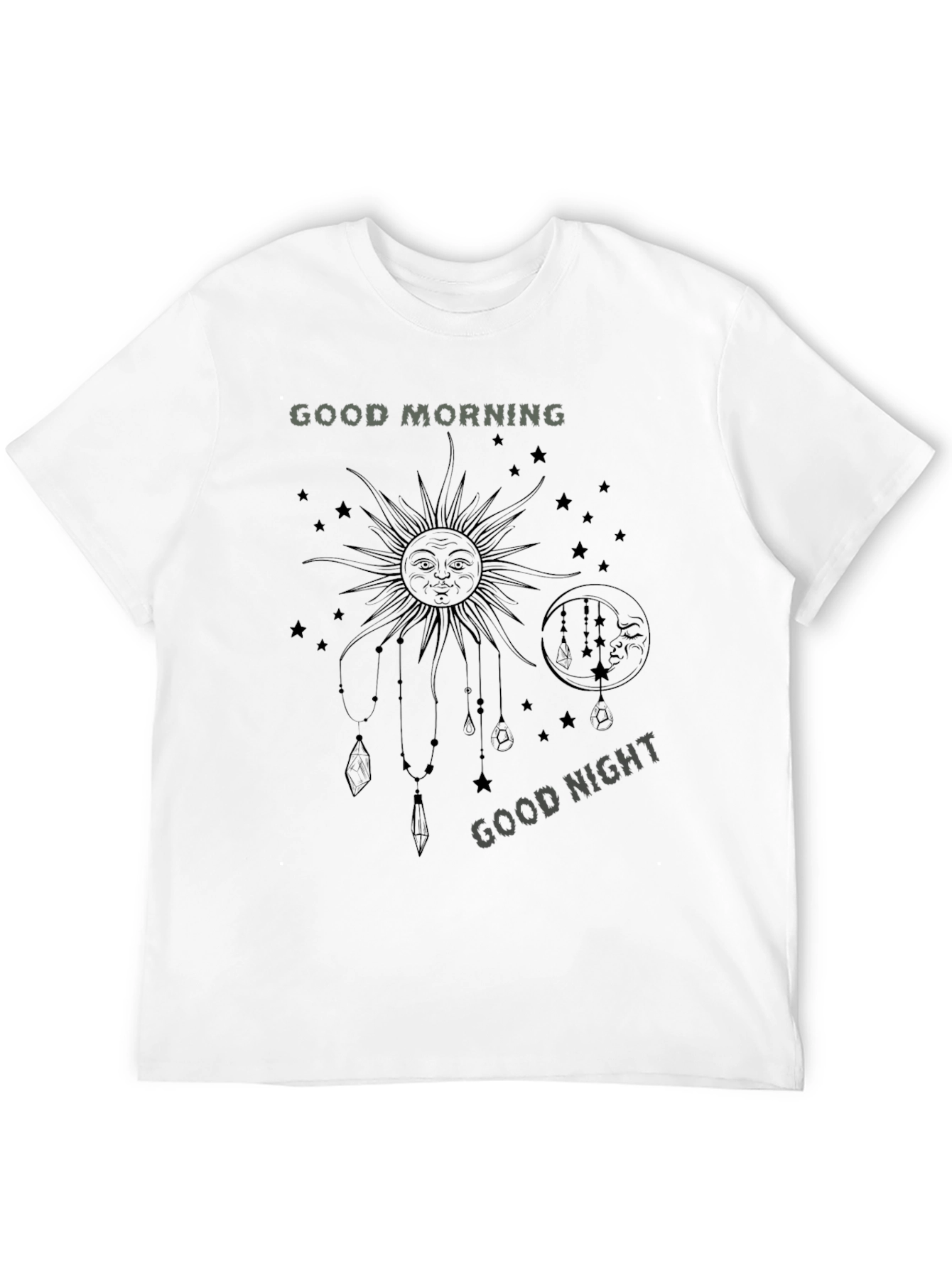Celestial Good Morning/Night Graphic Tee