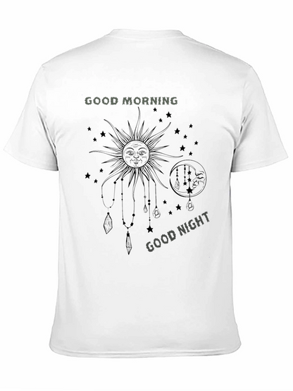 Celestial Good Morning/Night Graphic Tee