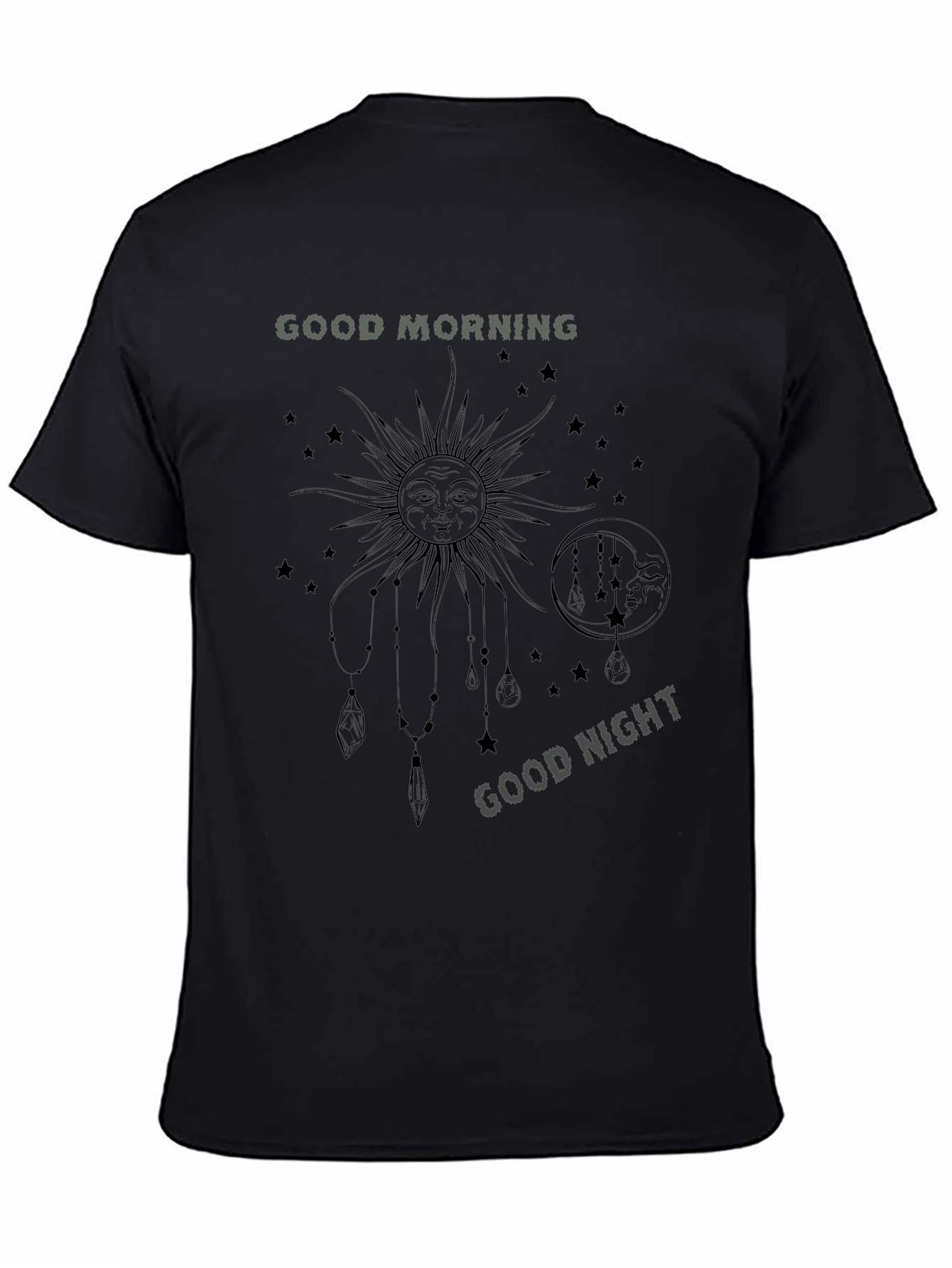 Celestial Good Morning/Night Graphic Tee