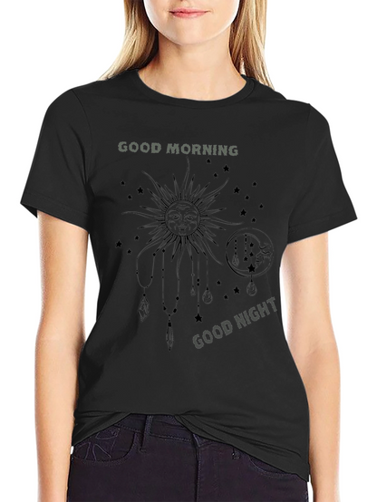 Celestial Good Morning/Night Graphic Tee