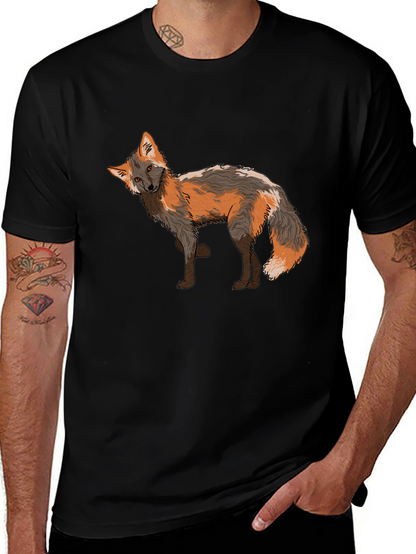 Fox Graphic Tee - Black T-Shirt