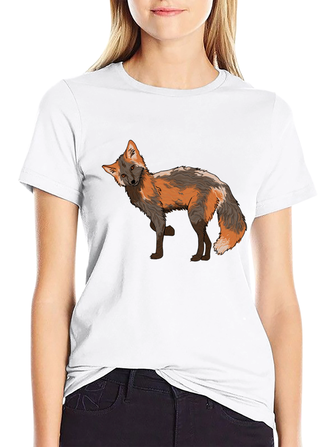 Fox Graphic Tee - Black T-Shirt