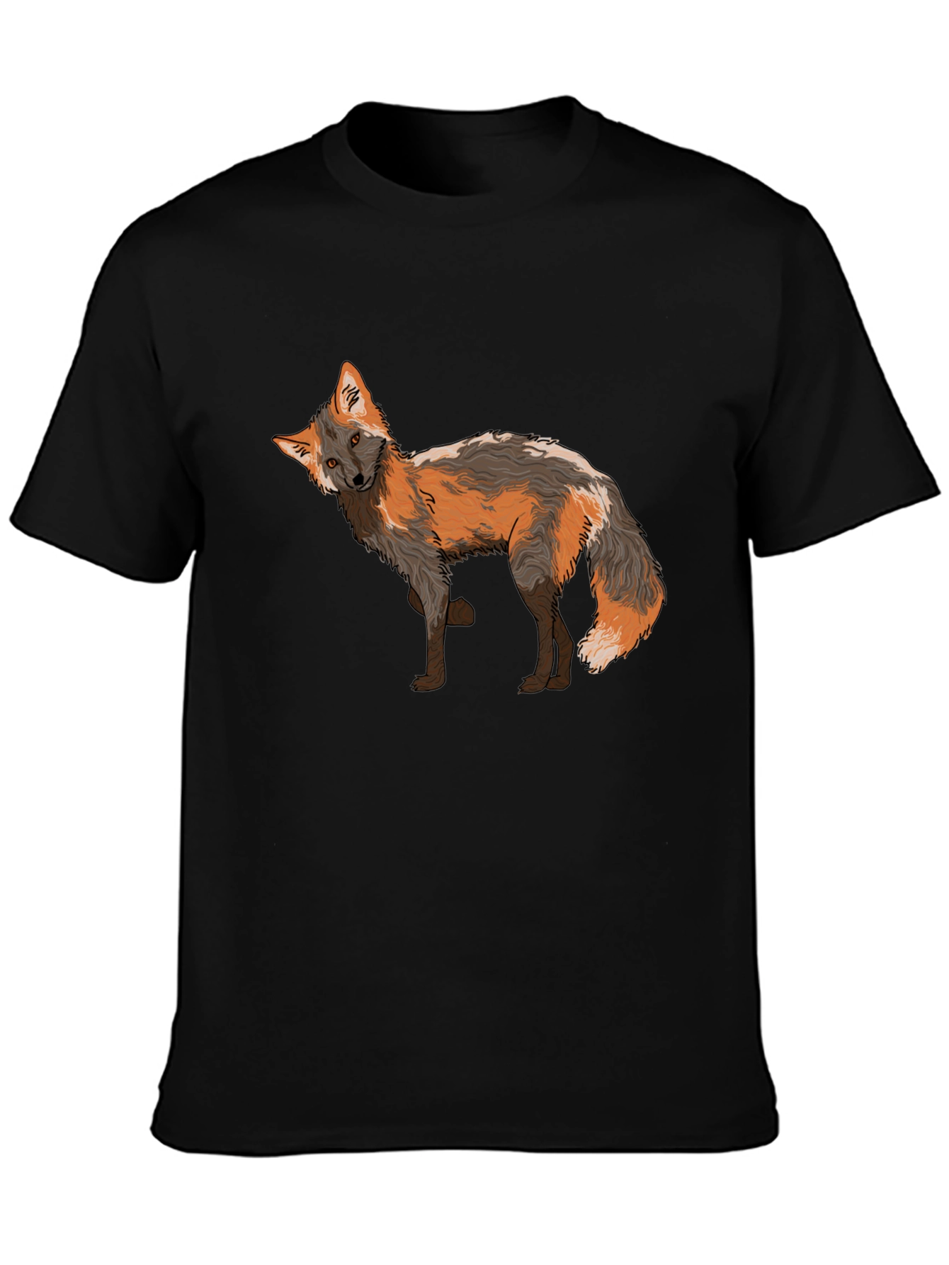 Fox Graphic Tee - Black T-Shirt