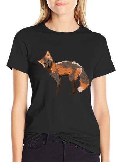 Fox Graphic Tee - Black T-Shirt