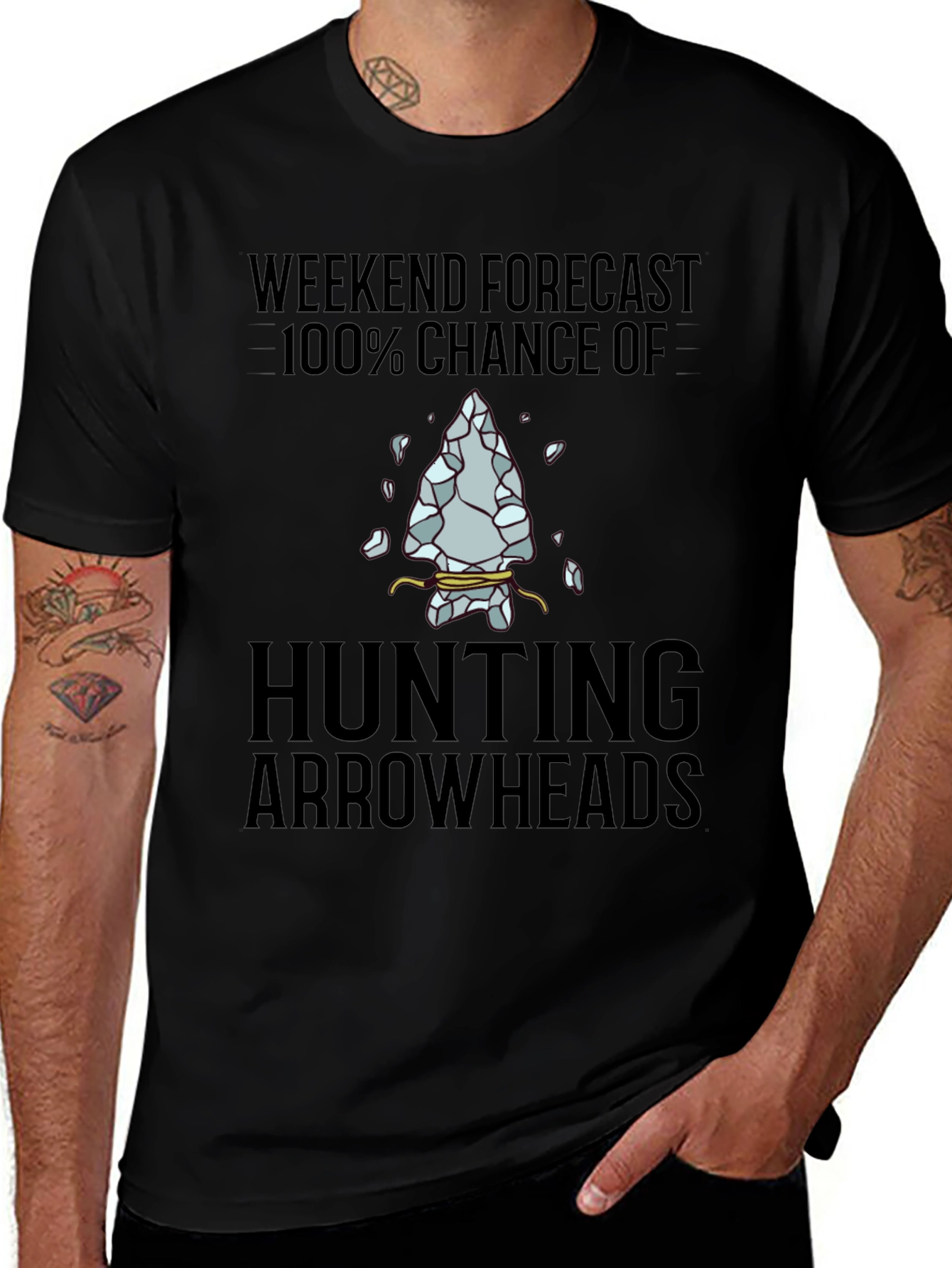Hunting Arrowheads T-Shirt - Weekend Forecast