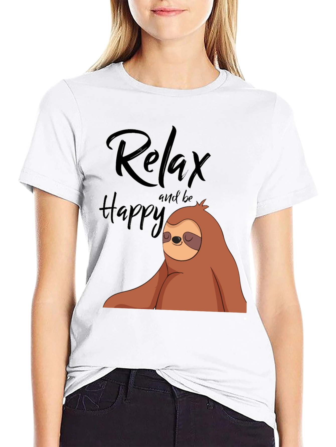 Relax Sloth Graphic Tee