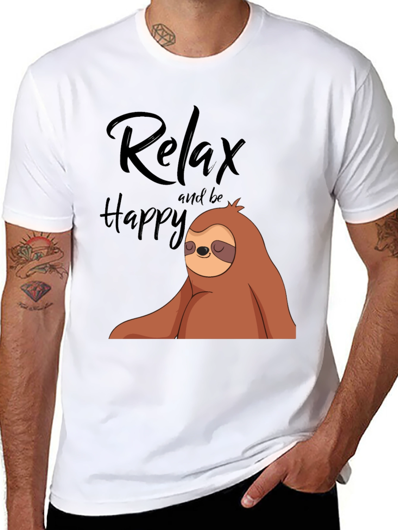 Relax Sloth Graphic Tee
