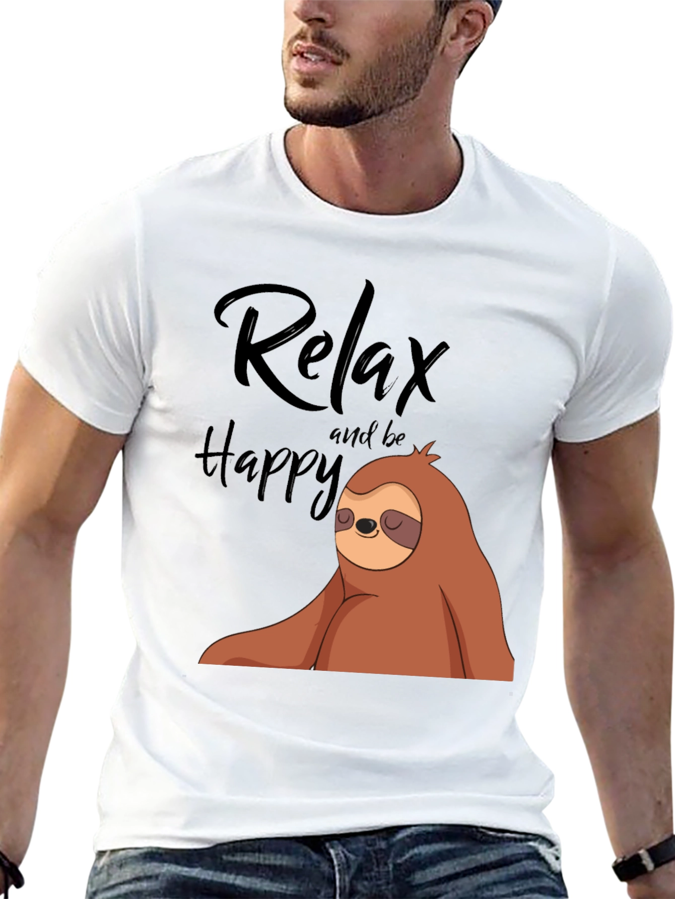 Relax Sloth Graphic Tee