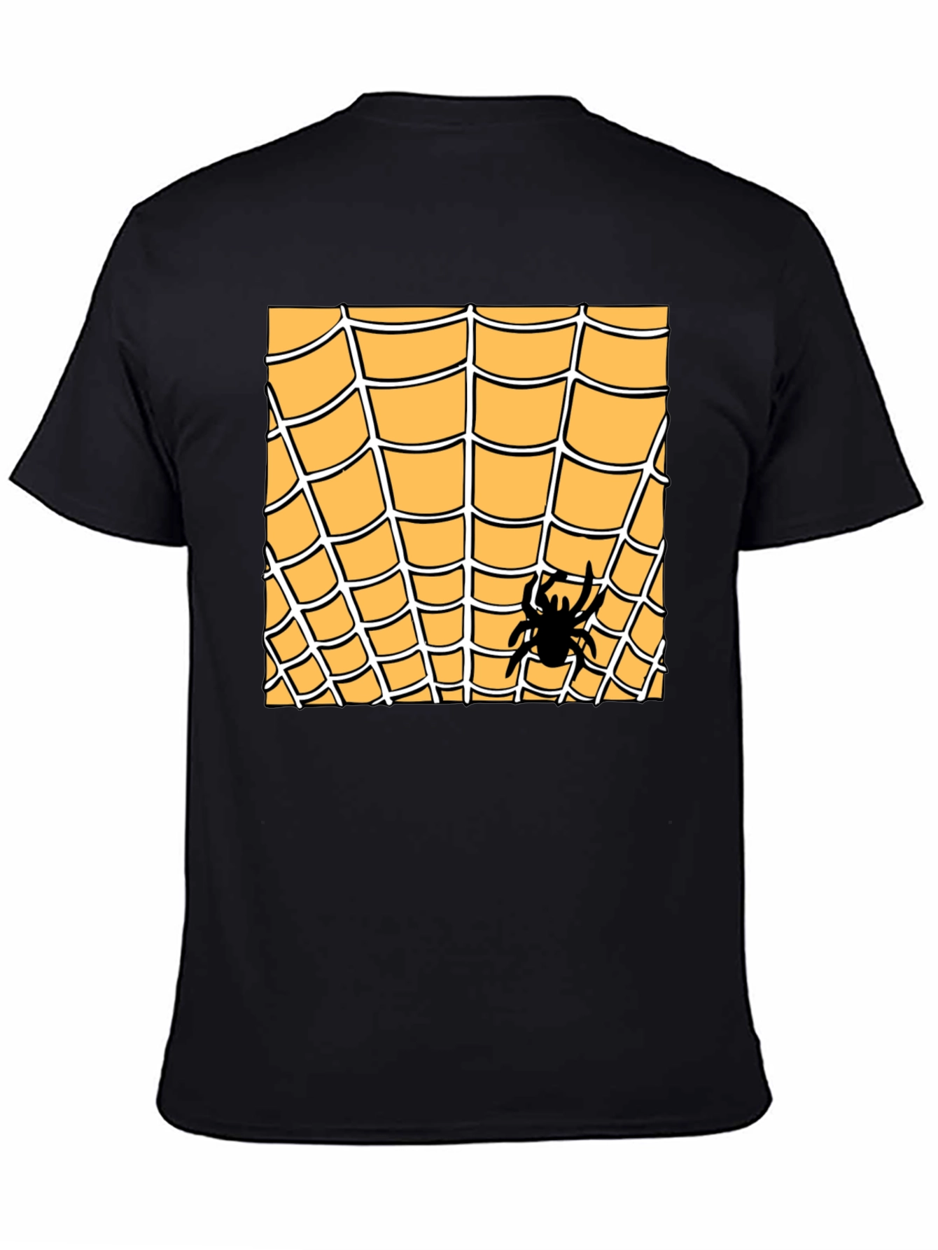 Spider Web Graphic Tee - Halloween Costume Shirt