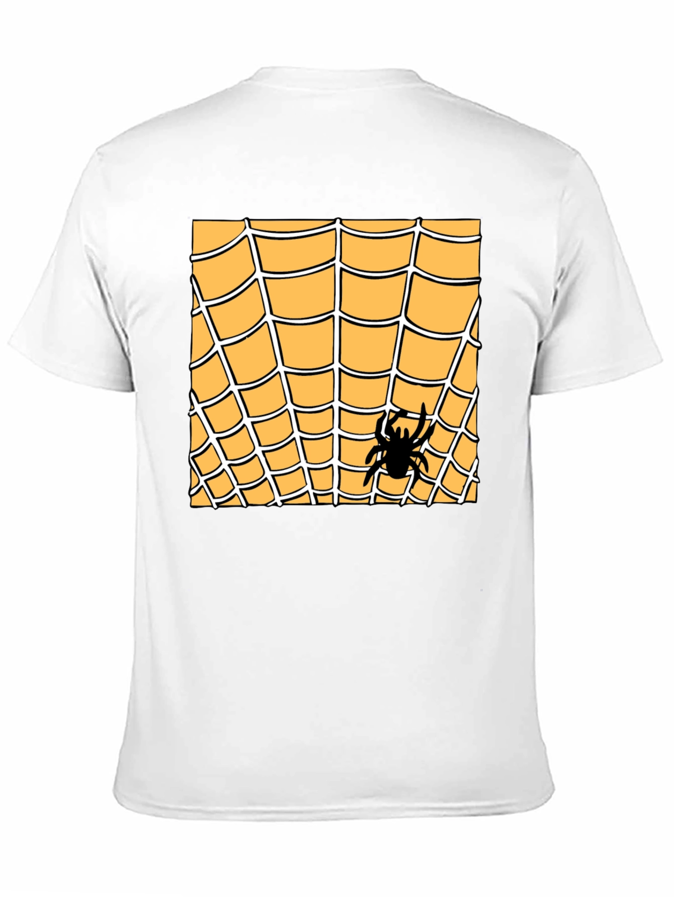 Spider Web Graphic Tee - Halloween Costume Shirt