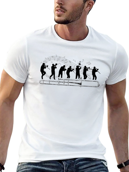 Musician Evolution T-Shirt Trombone Player
