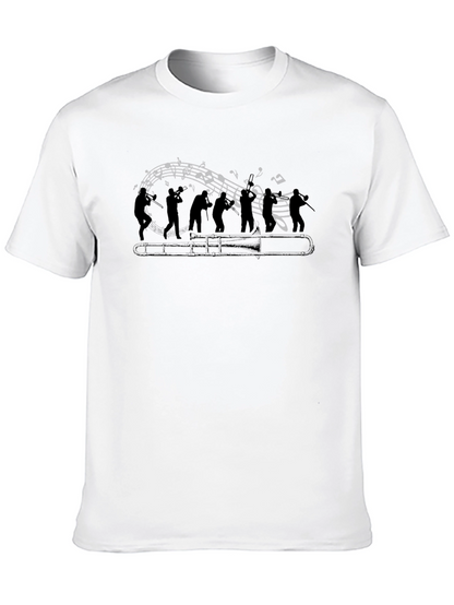 Musician Evolution T-Shirt Trombone Player