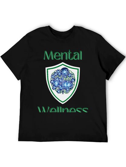 Mental Wellness Graphic Tee - Black