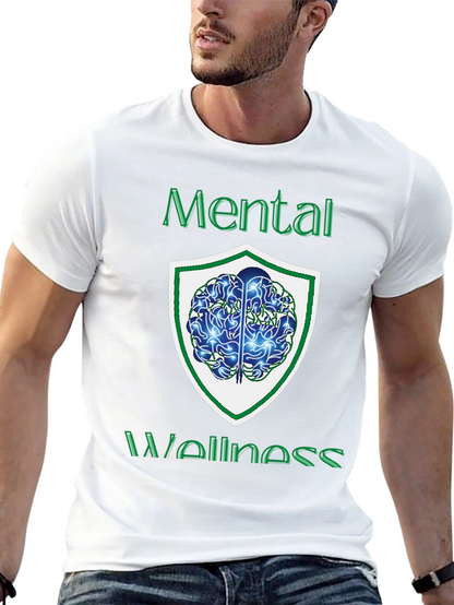Mental Wellness Graphic Tee - Black