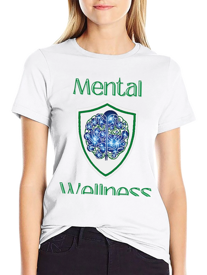 Mental Wellness Graphic Tee - Black