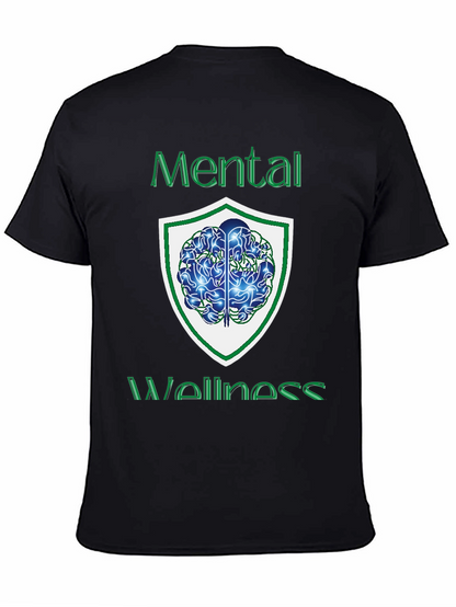 Mental Wellness Graphic Tee - Black
