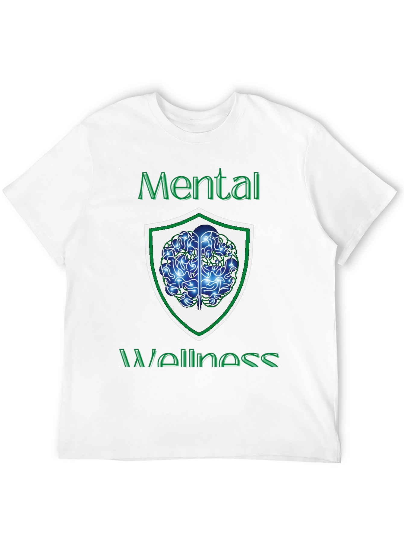 Mental Wellness Graphic Tee - Black