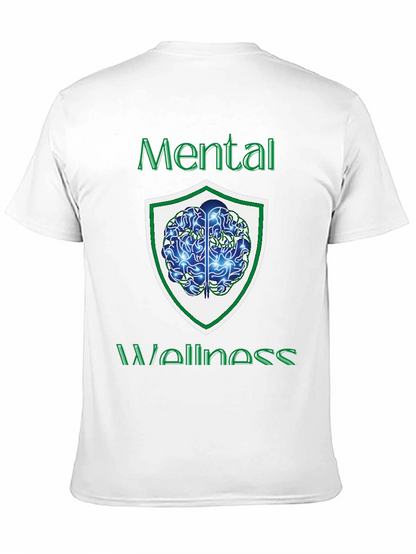 Mental Wellness Graphic Tee - Black