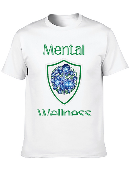 Mental Wellness Graphic Tee - Black