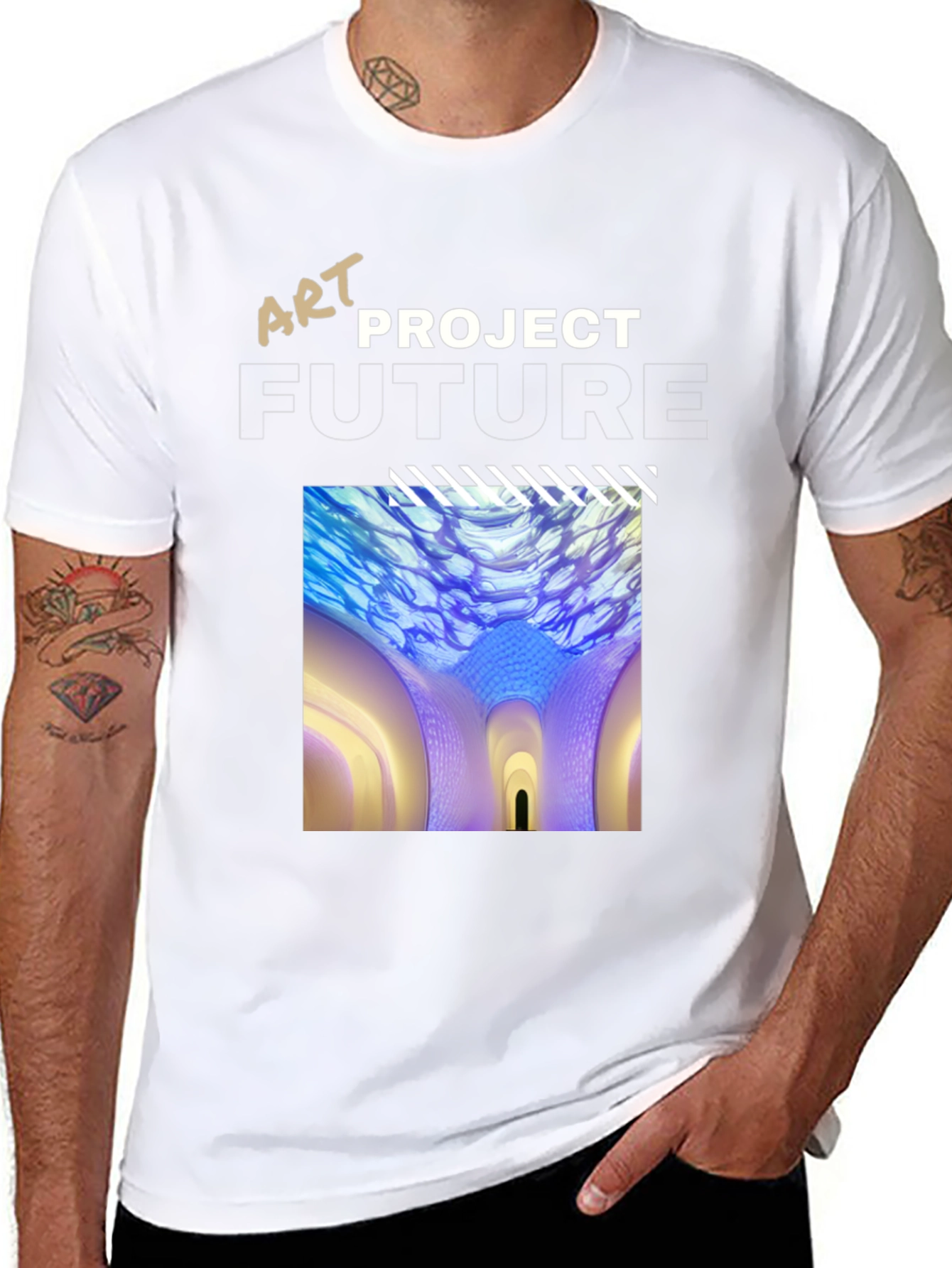 Art Project Future Black Graphic Tee