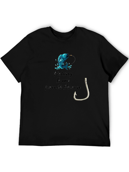 Fishing Season Black T-Shirt