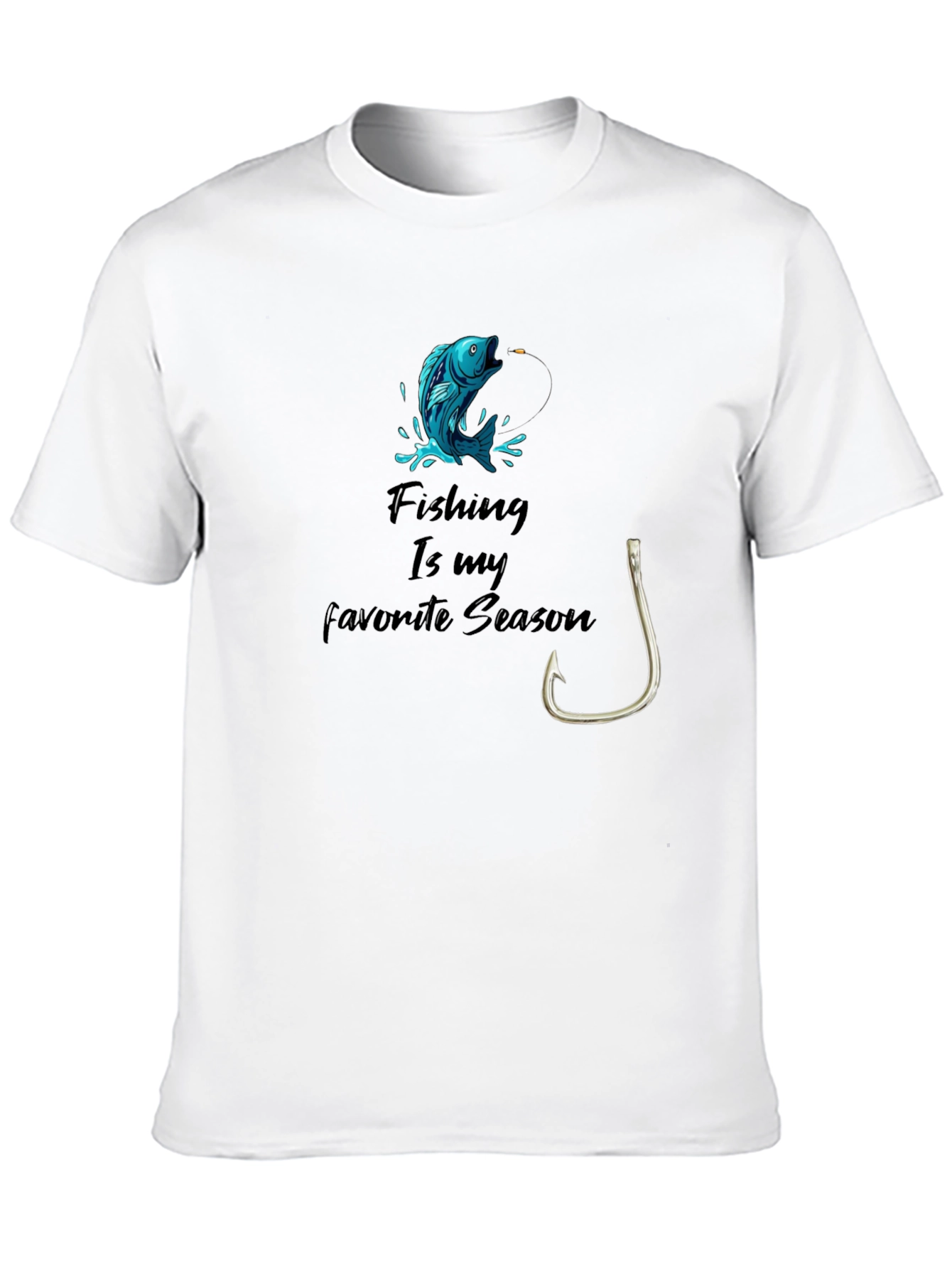 Fishing Season Black T-Shirt