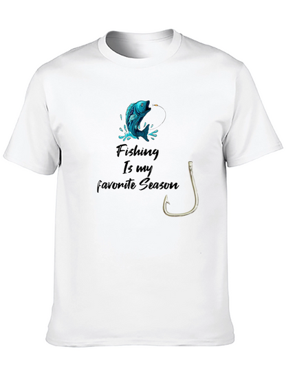 Fishing Season Black T-Shirt